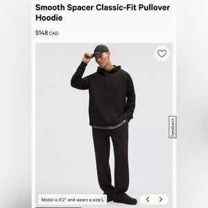 Lululemon Smooth Spacer Classic-Fit Pullover Hoodie